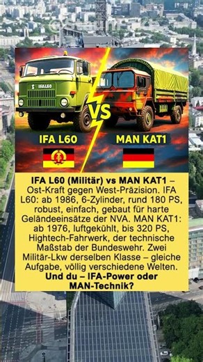 IFA L60 Militär vs MAN KAT1
