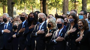 Families and leaders mark 20th anniversary of 9/11