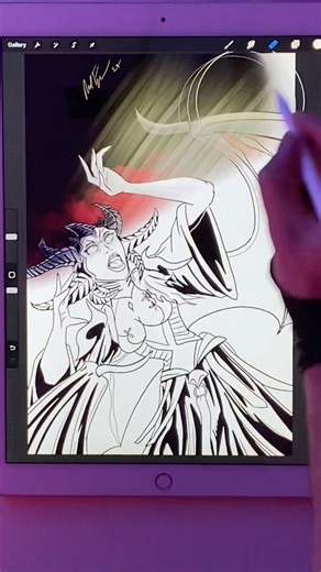 Darkness cannot overcome the light. Drawing Lilith from #diablo #gameart #blizzard