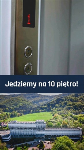 Sanatorium Równica, Uzdrowisko Ustroń. ❤️💙 Jedziemy na 10 piętro! ☺️ Start! 🥰 #uzdrowiskoustroń #ustroń #sanatorium #zdrowie #regeneracja #odpoczynek #rehabilitacja #relaks #góry #beskidy | Uzdrowisko Ustroń