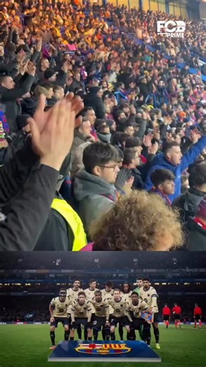 🫡 El Barça tiene la mejor afición del mundo: aun perdiendo 3-0, siguen animando al equipo. | FCB PRIME