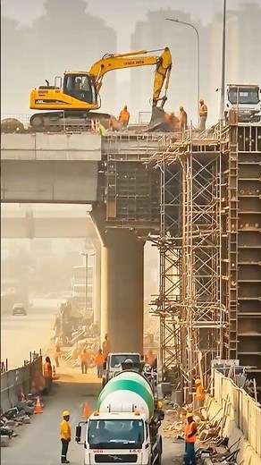 LIVE: Bridge Sections FLY Like Aircraft After Mysterious Explosion! #fail #construction #engineering