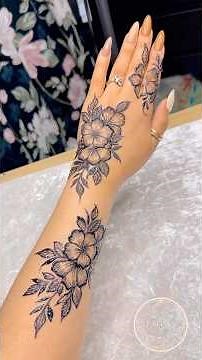 Step by Step Tutorial How to Apply Henna Stencils Link in Bio to Buy