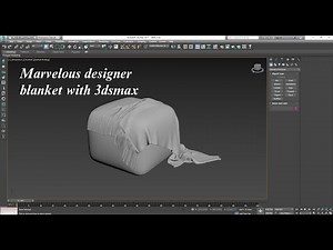 Marvelous designer blanket and import 3dsmax