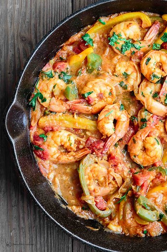 Mediterranean-Style Garlic Shrimp Recipe | The Mediterranean Dish