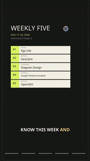 Top GitHub Opensource Projects to Explore Now.. #google #smartphone #theothersideofmakebelieve