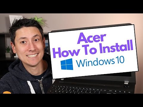 How To Install Windows 10 To Acer Computer - Free & Easy !!