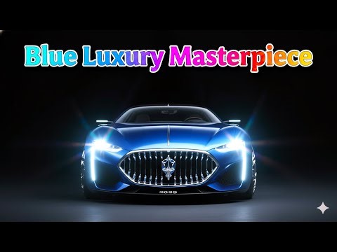 The New Blue Luxury Car. Gorgeous Design, Powerful Performance.