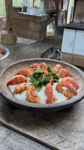 This is how we roll at one of our Volunteer Weekends. Many thanks to Chef Cesar for whipping up shrimp and grits for our Saturday evening meal...cooked over wood fires in our outdoor kitchen. A weekend with us does have its perks! Join us for the next one...May 25-26. Contact us directly if you are interested. #nonprofit #volunteer #giving #naturepreserve #community #workweekend #givingback #supportingcommunity | Turtle Island Preserve