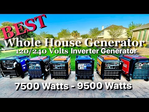 Best Whole House Backup Inverter 120V / 240V Generator Review (7500w - 9500w)