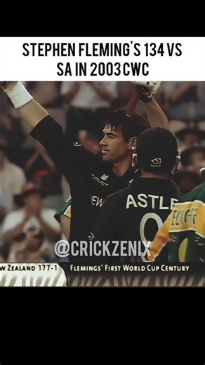 Stephen Fleming 134 vs South Africa 2003 CWC