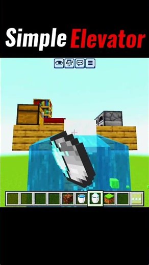 How to Build a Simple Working Elevator | #minecraft #gaming