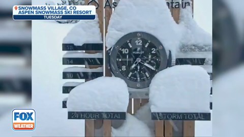 Watch: Timelapse video shows snow piling up at Colorado ski resort