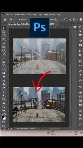 Fog image to clear and sharp image in photoshop 2026