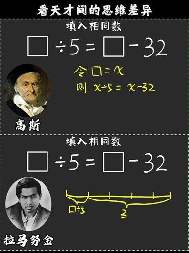 除法的意义，看天才间的思维差异 #数学思维 #数学 #小学思维 #maths #mathematics