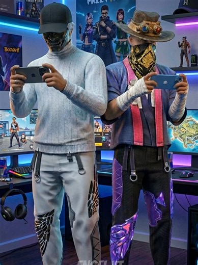 Jugador a 2 dedos vs 4 dedos en Free Fire