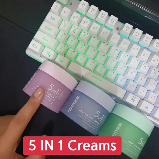 Prettyskin 5 in 1 Cream: Toner, Essence, Lotion, Ampoule, and Cream