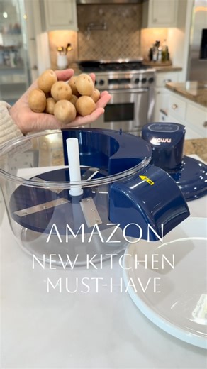 Jodie Kammerer • AMAZON HOME FINDS on Instagram: "Automatic fruit peeling machine. Less than 20 seconds to perfectly peeled fruit! Convenient one touch dispensing. Commercial grade, high quality stainless steel blades preserve maximum fruit with minimal waste! Perfect for grapes, cherry tomatoes, garlic, plums or other small fruit! COMMENT Link or shop link in bio. Be sure you’re following me @jodie.thedesigntwins first or links won’t appear. #amazonhome #homehacks #amazonfinds #homesolutions Li
