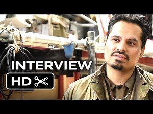 Fury Interview - Michael Peña (2014) - Shia LaBeouf, Brad Pitt War Drama HD