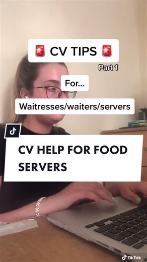 CV Tips for Waitresses: Improve Your CV to Land the Job