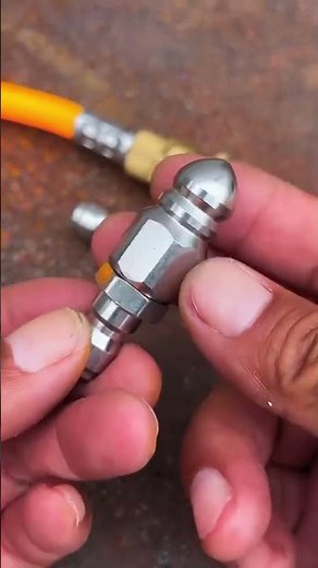 Ακροφύσιο υψηλής πίεσης ταχείας σύνδεσης από ανοξείδωτο ατσάλι 1/4 ίντσας για απόφραξη αποχετεύσεων