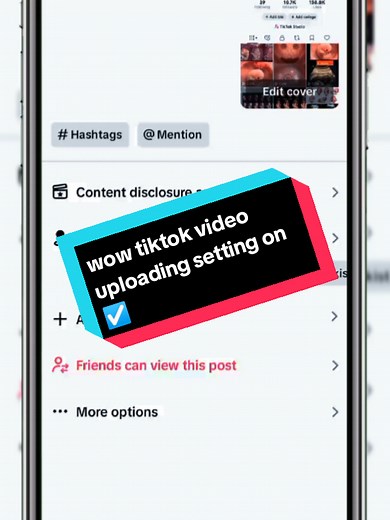Better TikTok Uploads Now, Fix Your Upload Quality, Secret Upload Settings . #uploadtips #videoquality #tiktokgrowth #techhacks #settngs #creatorsupport . Intro: \tGrab attention and spark curiosity right from the start. \tScript: