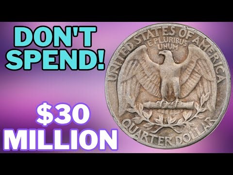 Most Valuable And Rare Washington Quarter Dollar Ever Found in Pocket Change!