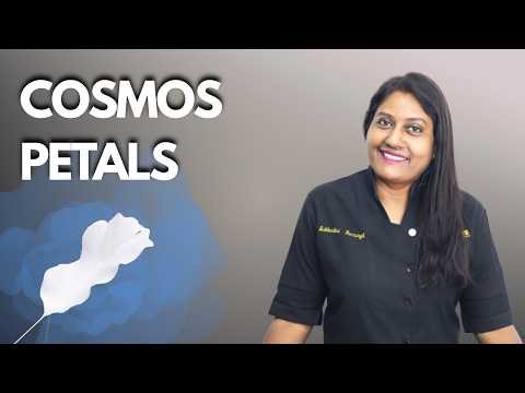 Cosmos Petals #cosmos #cakedesign #cake #cakedesign #cakedecorating #fondbites