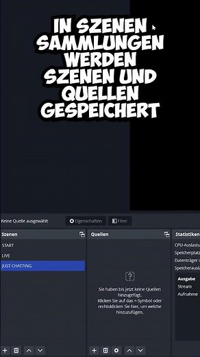 OBS Studio Komplettkurs 2023 - Profile und Szenensammlungen #3