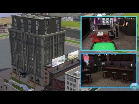 Building a really cool Industrial Apartment Loft | The Sims 3 Speed Build