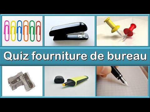 Apprendre le français | Fournitures de Bureau