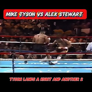 Mike Tyson Vs Alex Stewart 1990 full match. #foryou #reelsvideo #boxing | Top Boxing