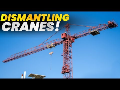 How Cranes Are Assembled and Dismantled on Construction Sites