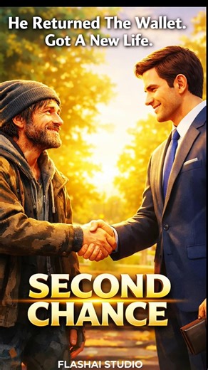 Part 2 Second Chance: Homeless Man Returns Wallet & Changes Life” #shorts #emotionalstory