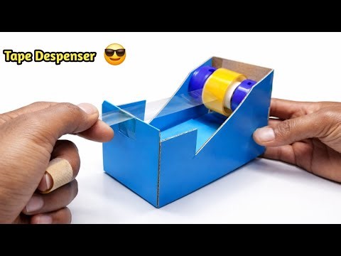 DIY Tape Dispenser From Cardboard! 😱 Genius Homemade Tool | Spider diy