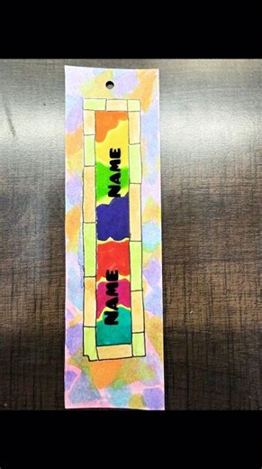 Easy DIY Name Bookmark #bookmark #easydrawing #easybookmarks #easydiy #diy #shorts