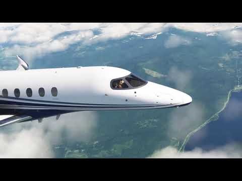 Learning the Cessna Citation Longitude VIA the Most Beautiful Route On Earth 4K