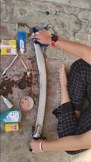 how to clean and remove rust from high carbon steel sword at home fast and easy.