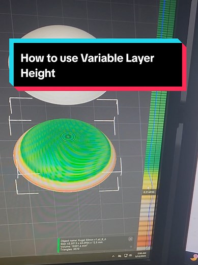 Using Variable Layer Height in Bambu Studio