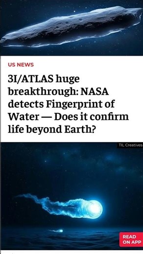 Latest update on alien object 3I/ATLAS ☄️👽