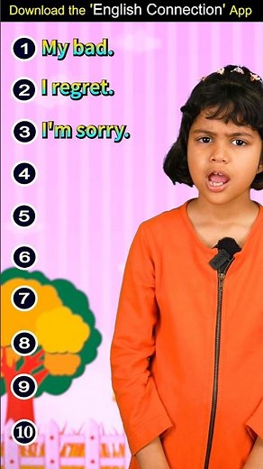 Different Ways to Apologize | Spoken English Vocabulary | Vidya Connection Kanchan #shorts