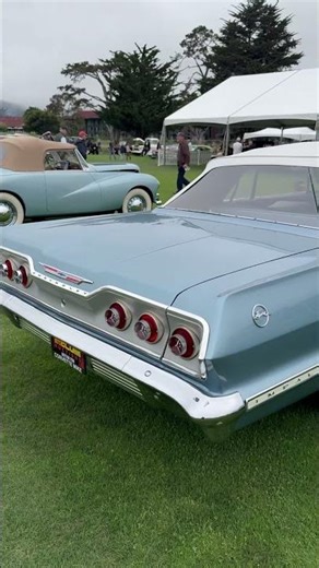 409, 4-speed 1963 Chevrolet Impala Convertible. #chevrolet