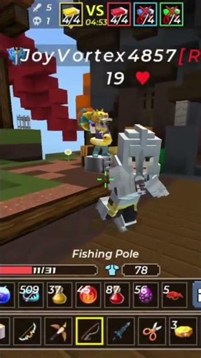 khi mình đã trở thành vua lì đòn #blockmangovietnam #blockmango #bedwars