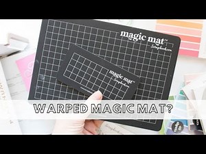 How To Unwarp Your Magic Mat