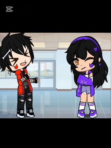 aphmau 💜 and Aaron ❤️ enemy's to lover// aphmau 💜 Gacha meme ✨✨