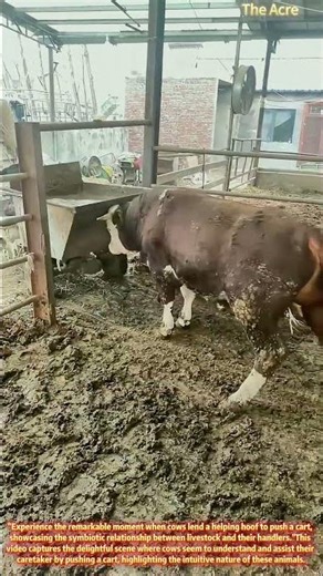 Cows with a Helping Hand: The Spirited Livestock Assistance