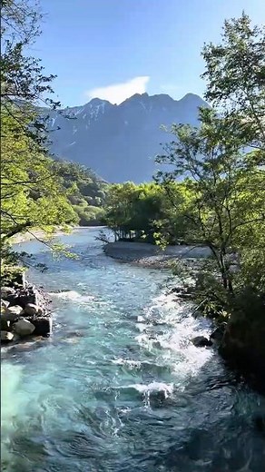 北アルプスの絶景「上高地」🏔️ #上高地 #絶景 #一人旅 #vlog