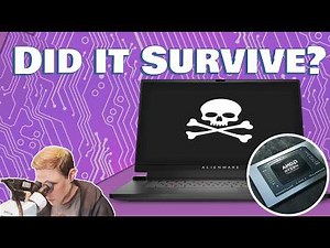 Destroyed AMD Ryzen Gaming Laptop With Catastrophic Damage -- Still Has The Will To Live