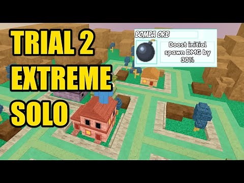 Trial 2 Extreme Solo (Using 4 Units) | Bomba Orb | All Star Tower Defense