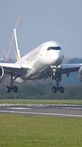 969K views · 10K reactions | Good Landing? Ethiopian A350 at Manchester Airport | Airliners Live | Facebook